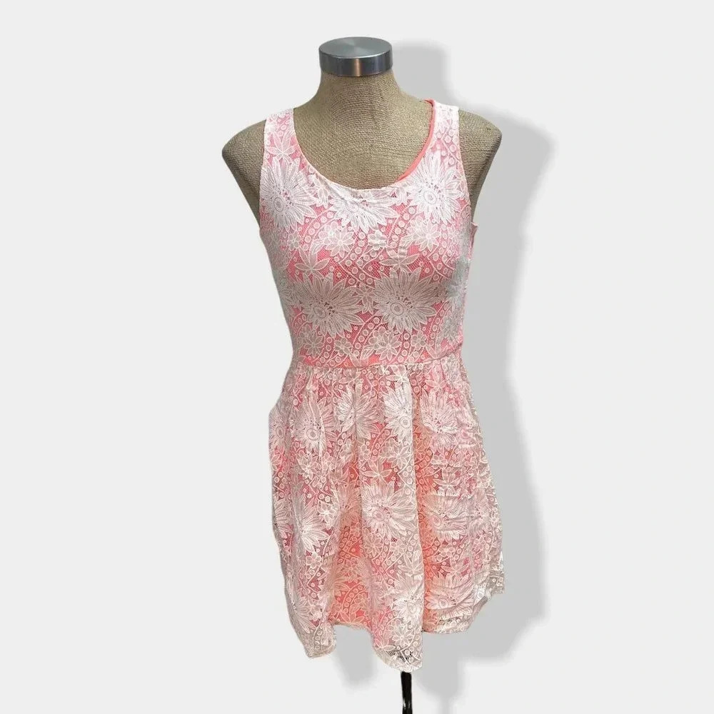 XHILARATION Sleeveless Lace Dress S